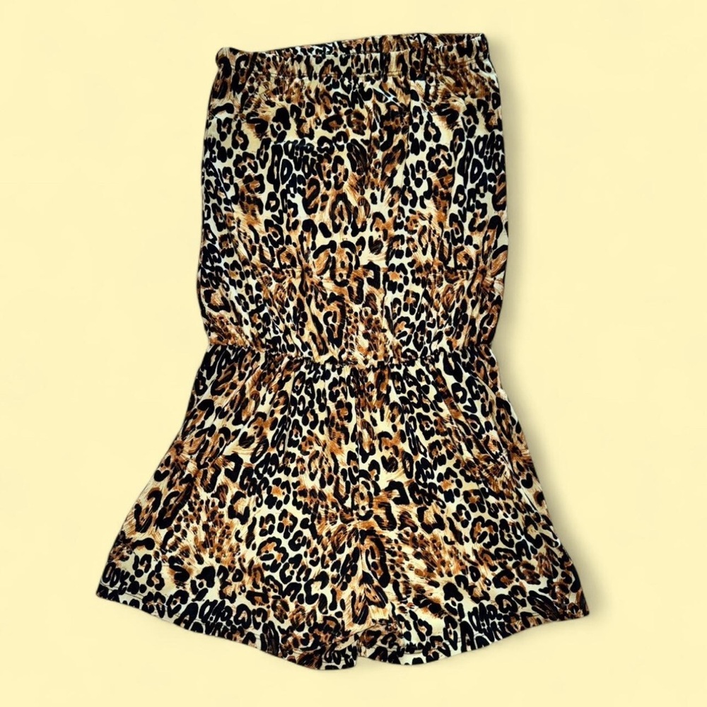 Cheetah Print Romper